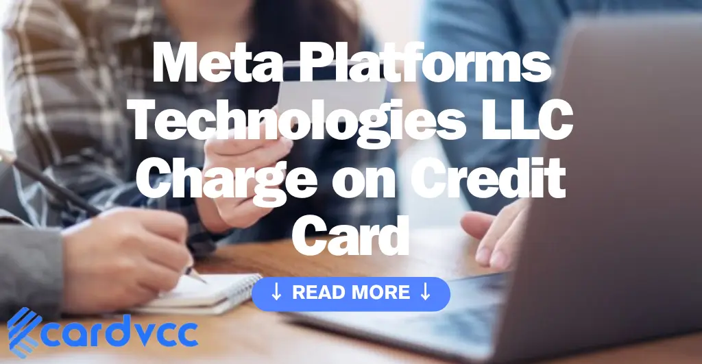 Meta Platforms Technologies Llc Charge on Credit Card