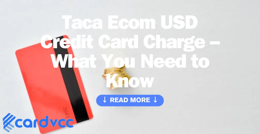 Taca Ecom Usd Credit Card Charge