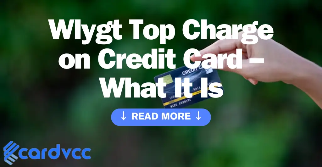 Wlygt Top Charge on Credit Card