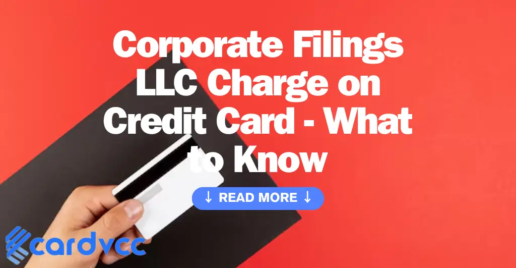 Corporate Filings Llc Charge on Credit Card