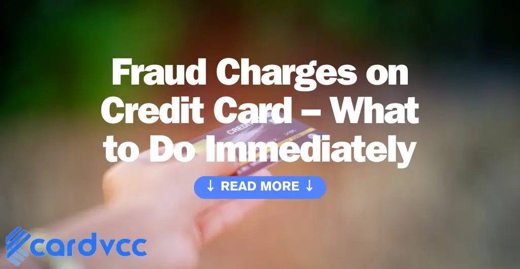 Fraud Charges on Credit Card