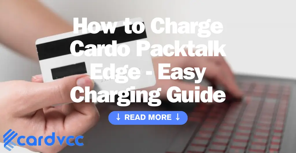 How to Charge Cardo Packtalk Edge