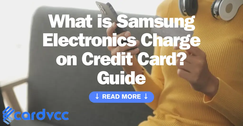 What is Samsung Electronics Charge on Credit Card