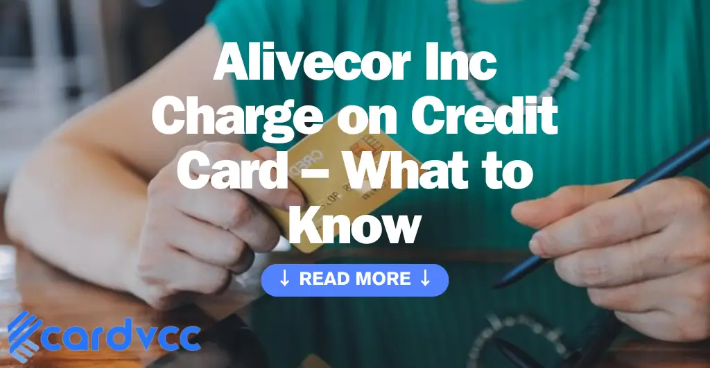 Alivecor Inc Charge on Credit Card