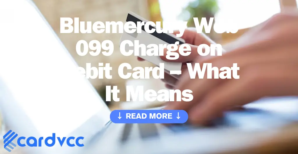 Bluemercury Web 099 Charge on Debit Card