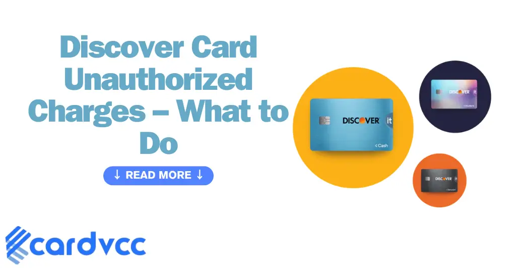 Discover Card Unauthorized Charges