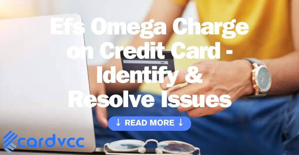 Efs Omega Charge on Credit Card