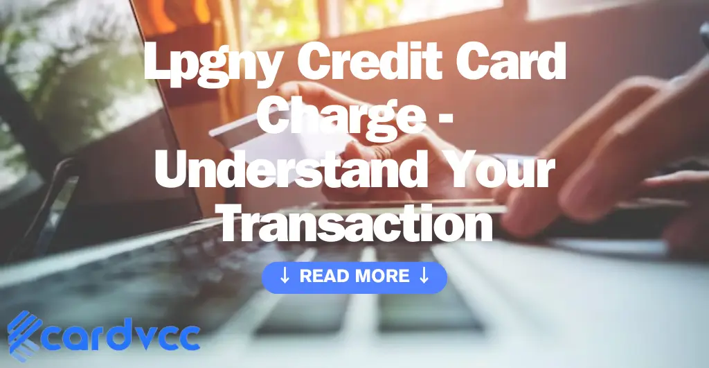 Lpgny Credit Card Charge