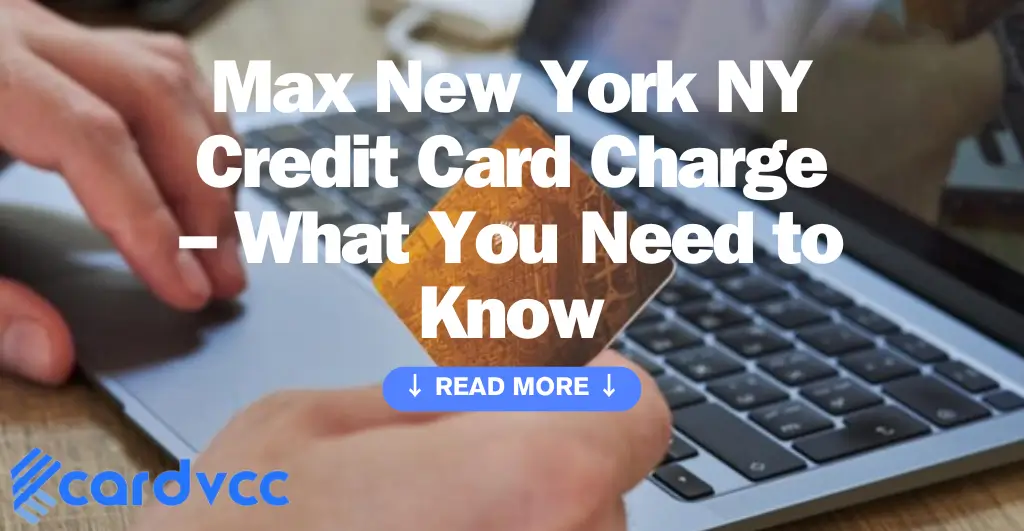 Max New York NY Credit Card Charge