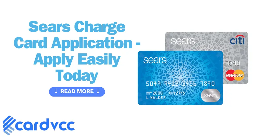 Sears Charge Card Application