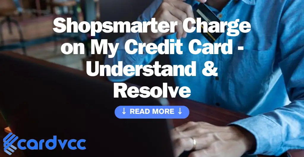 Shopsmarter Charge on My Credit Card