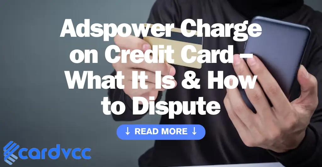 Adspower Charge on Credit Card