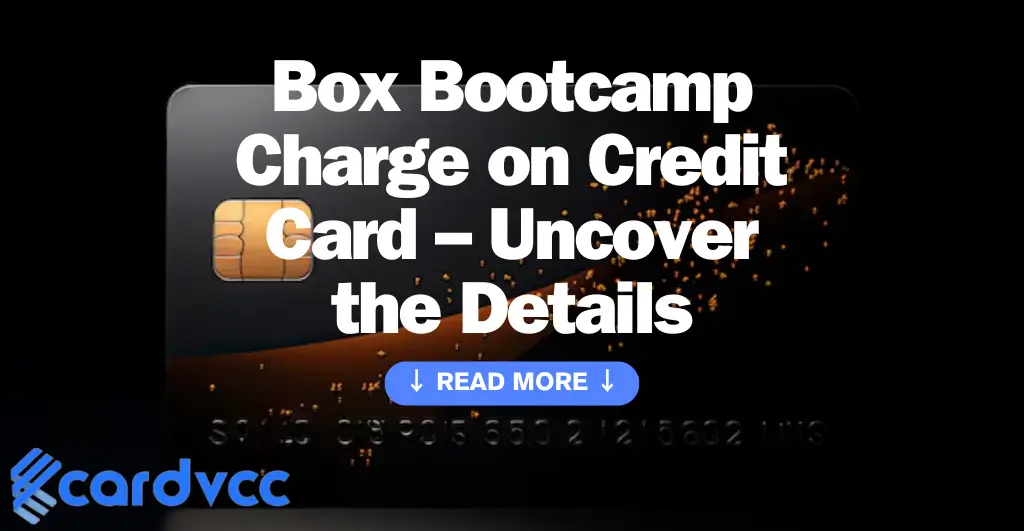 Box Bootcamp Charge on Credit Card