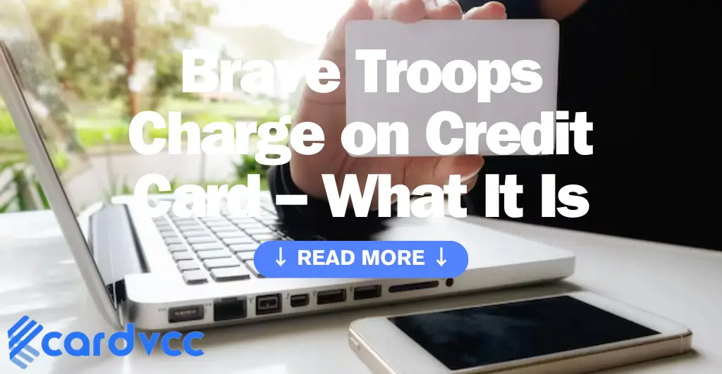 Brave Troops Charge on Credit Card