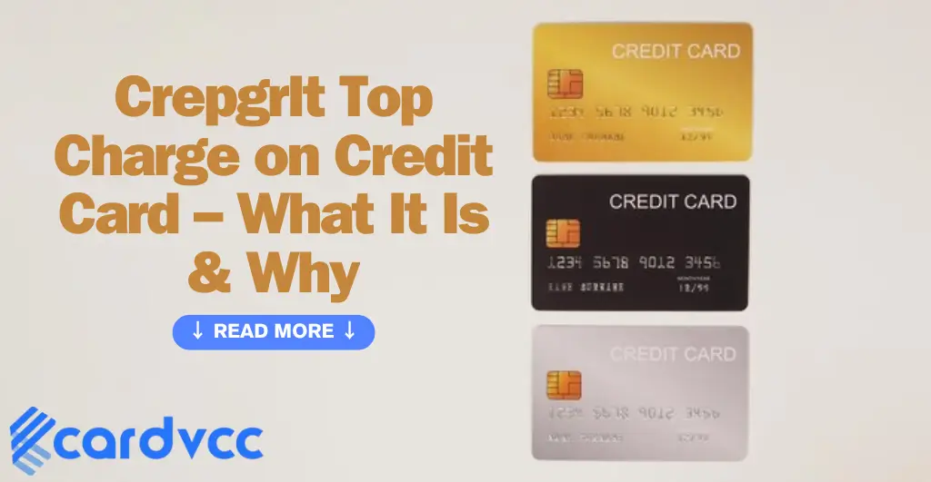 Crepgrlt Top Charge on Credit Card