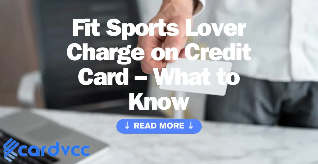 Fit Sports Lover Charge on Credit Card