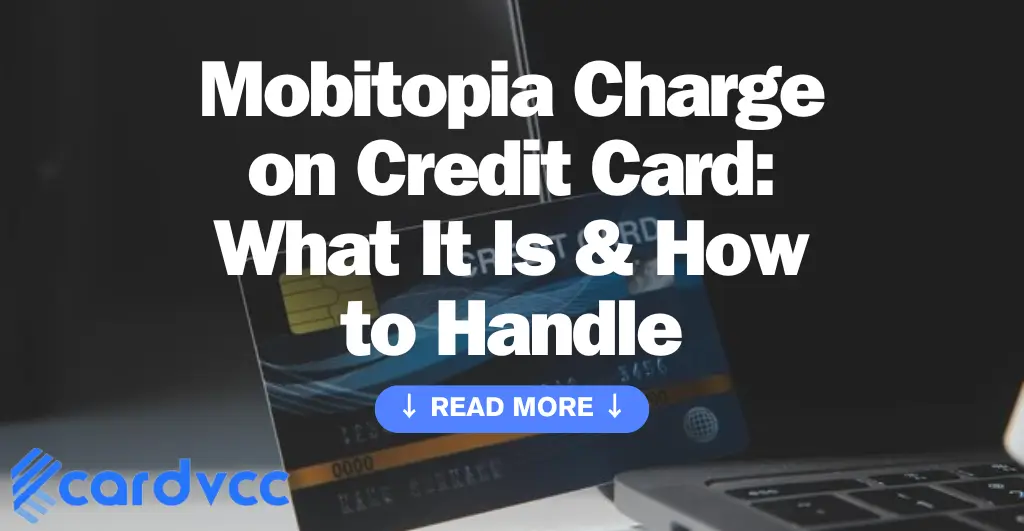 Mobitopia Charge on Credit Card