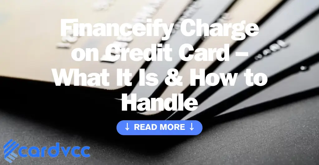 Financeify Charge on Credit Card