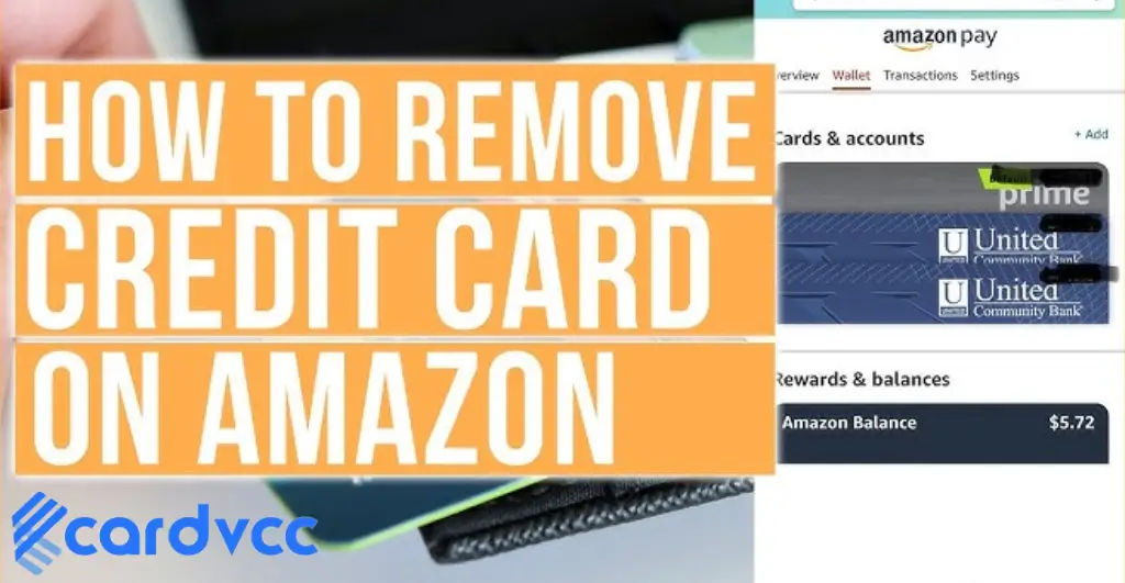 how do i delete a credit card on amazon prime