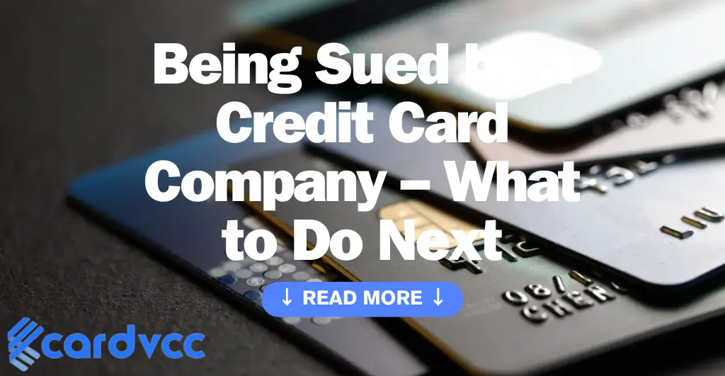 Being Sued by a Credit Card Company