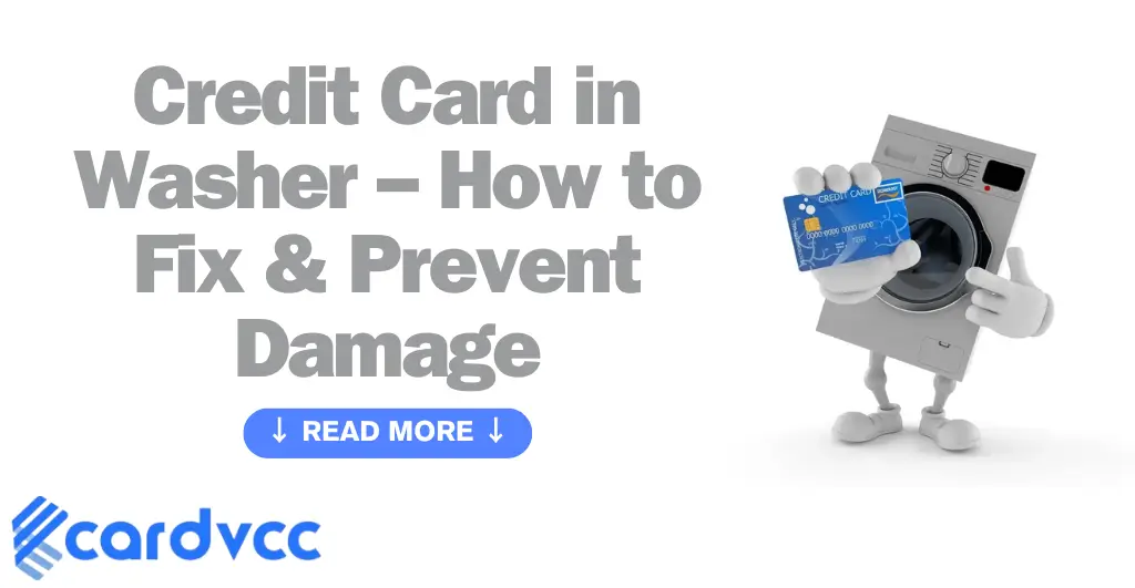 Credit Card in Washer