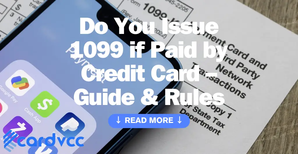 Do You Issue 1099 if Paid by Credit Card