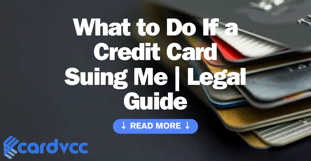Credit Card Suing Me