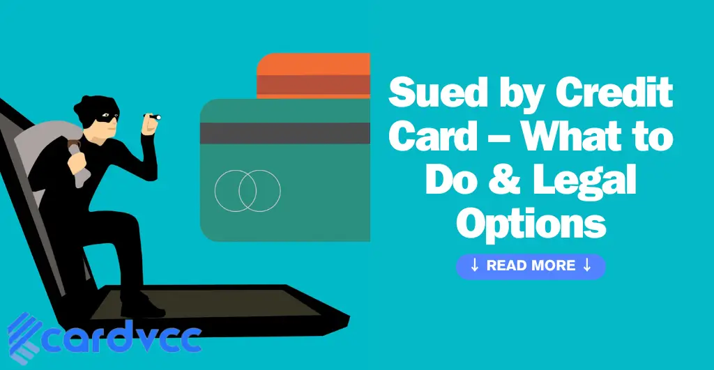 Sued by Credit Card