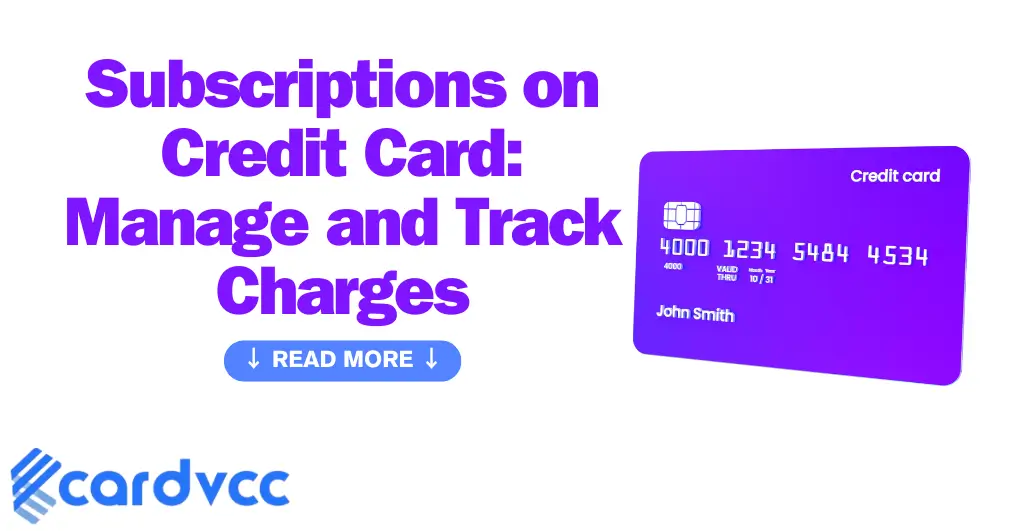 Subscriptions on Credit Card